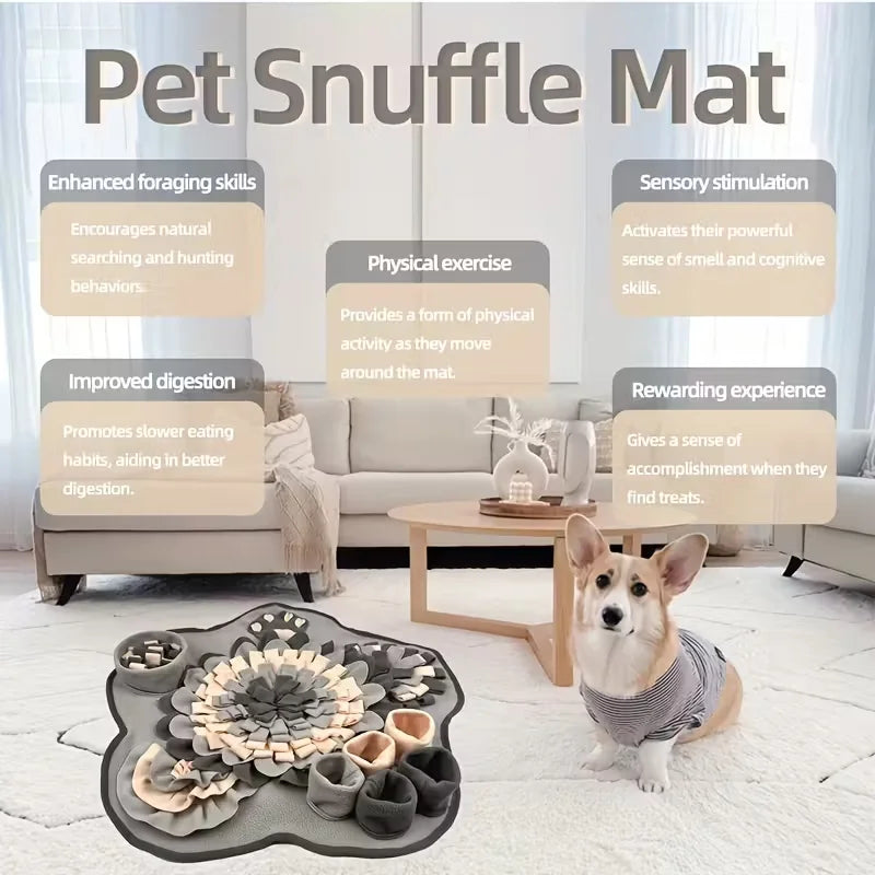 Dog Snuffle Mat — Foraging Enrichment Toy