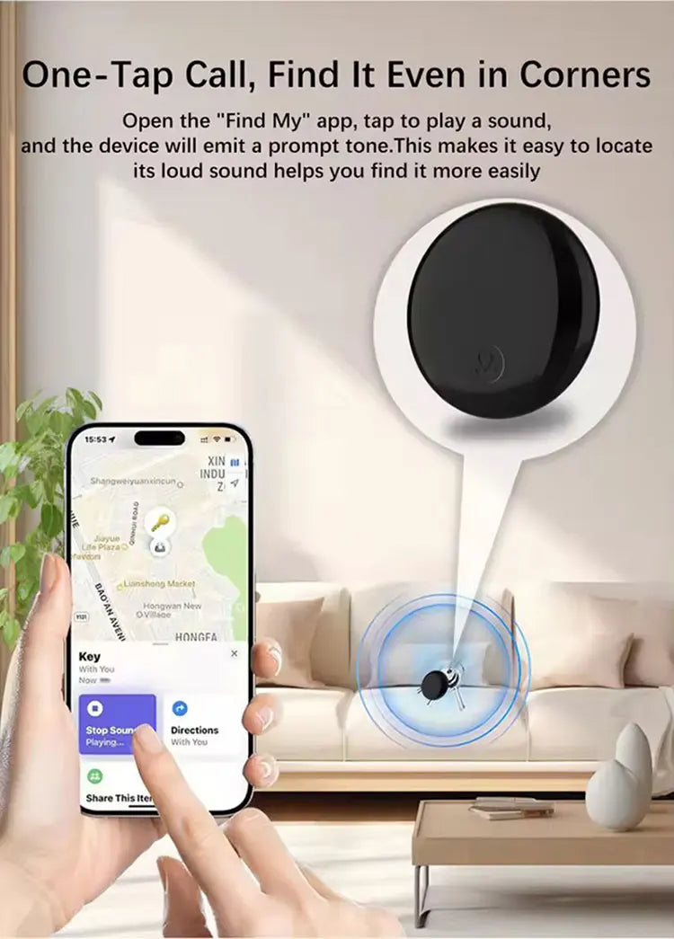 Pet GPS Tracker — Apple Find My Compatible