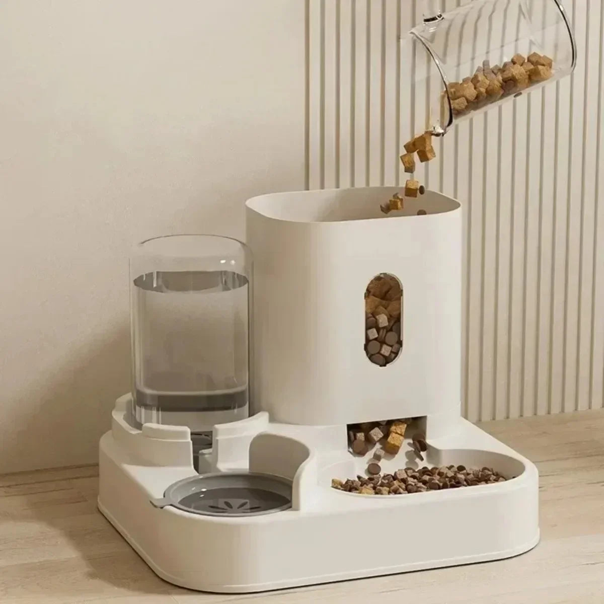 Automatic Pet Feeder & Water Fountain — 2L Combo
