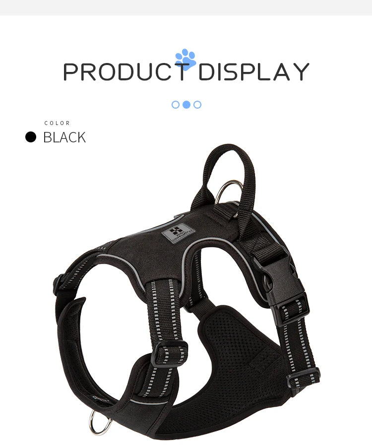 No-Pull Dog Harness — Reflective & Adjustable