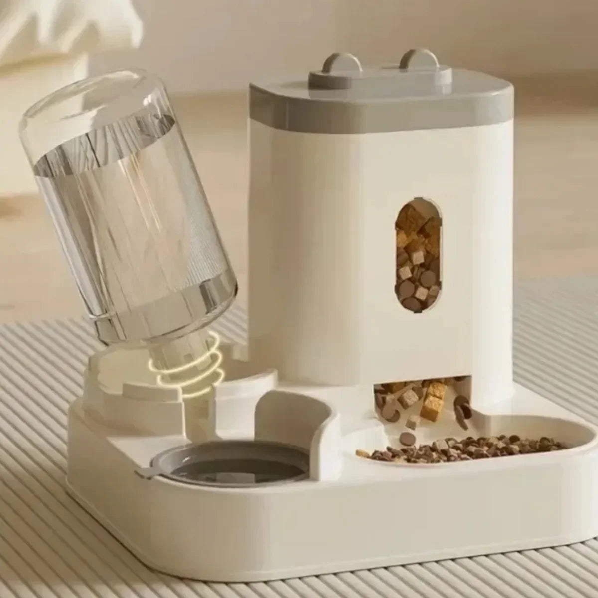 Automatic Pet Feeder & Water Fountain — 2L Combo