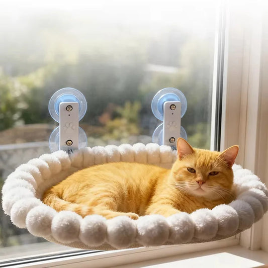 Cat Window Perch — Heavy-Duty Suction Cup Hammock