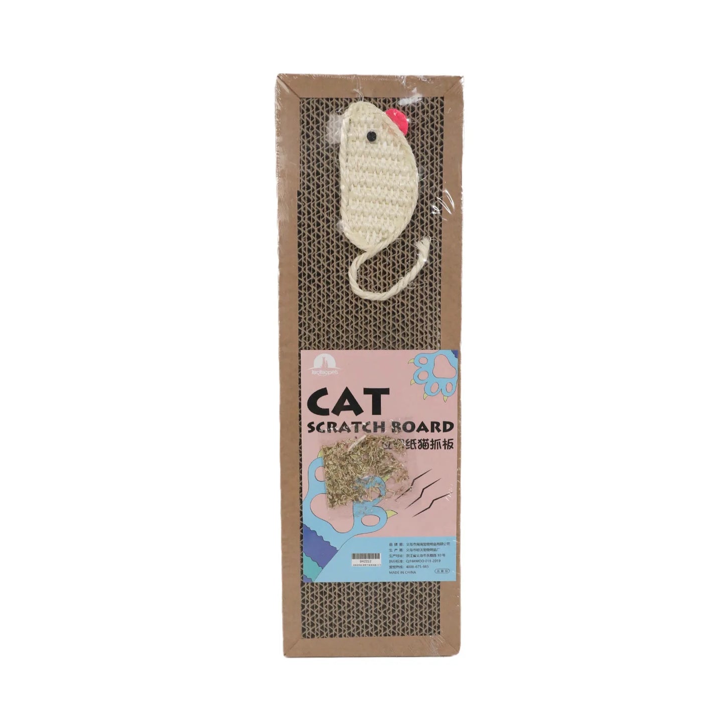 Cat Cardboard Scratcher — Corrugated Lounge Pad