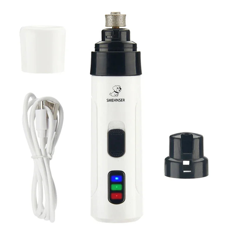 Dog Nail Grinder — Quiet USB Rechargeable