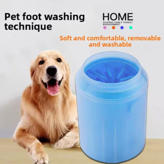 Dog Paw Cleaner Cup — Soft Silicone Bristles