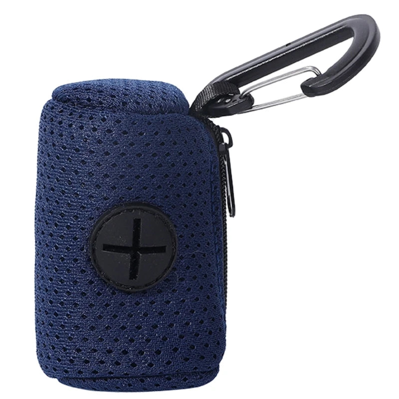 Dog Poop Bag Dispenser — Clip-On Leash Attachment
