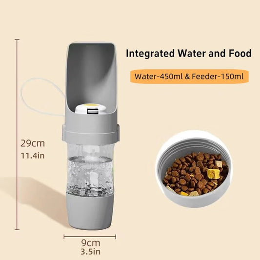Portable Dog Water Bottle — Leak-Proof Squeeze Design