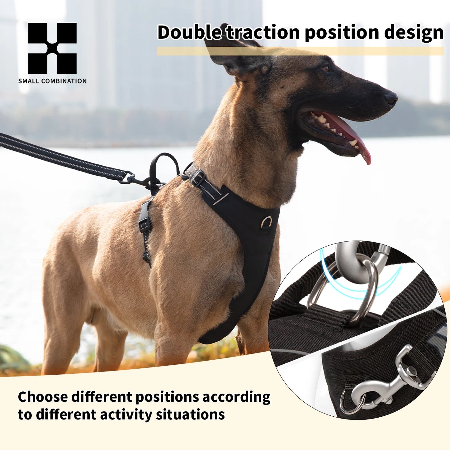 No-Pull Dog Harness — Reflective & Adjustable