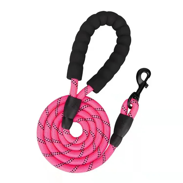 Reflective Dog Leash — Heavy-Duty Nylon