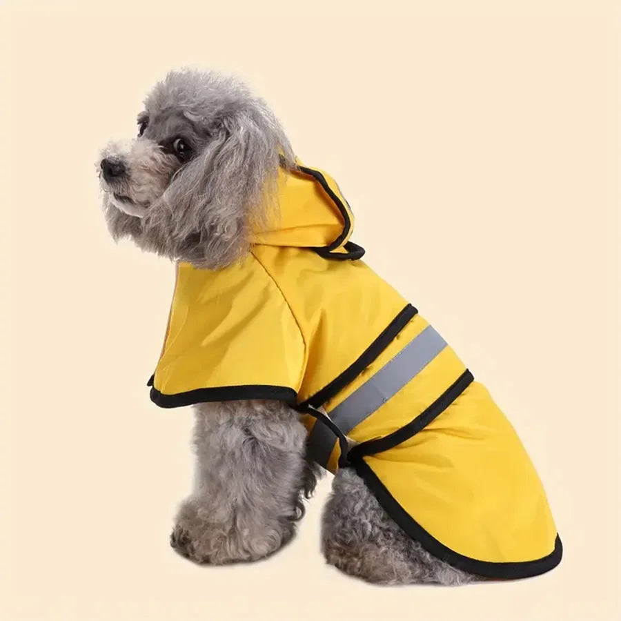 Dog Raincoat — Waterproof with Adjustable Hood