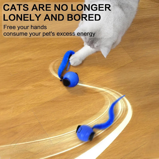 Automatic Interactive Cat Toy — Smart LED Ball