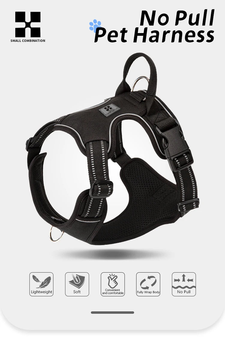 No-Pull Dog Harness — Reflective & Adjustable
