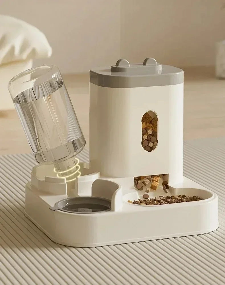 Automatic Pet Feeder & Water Fountain — 2L Combo