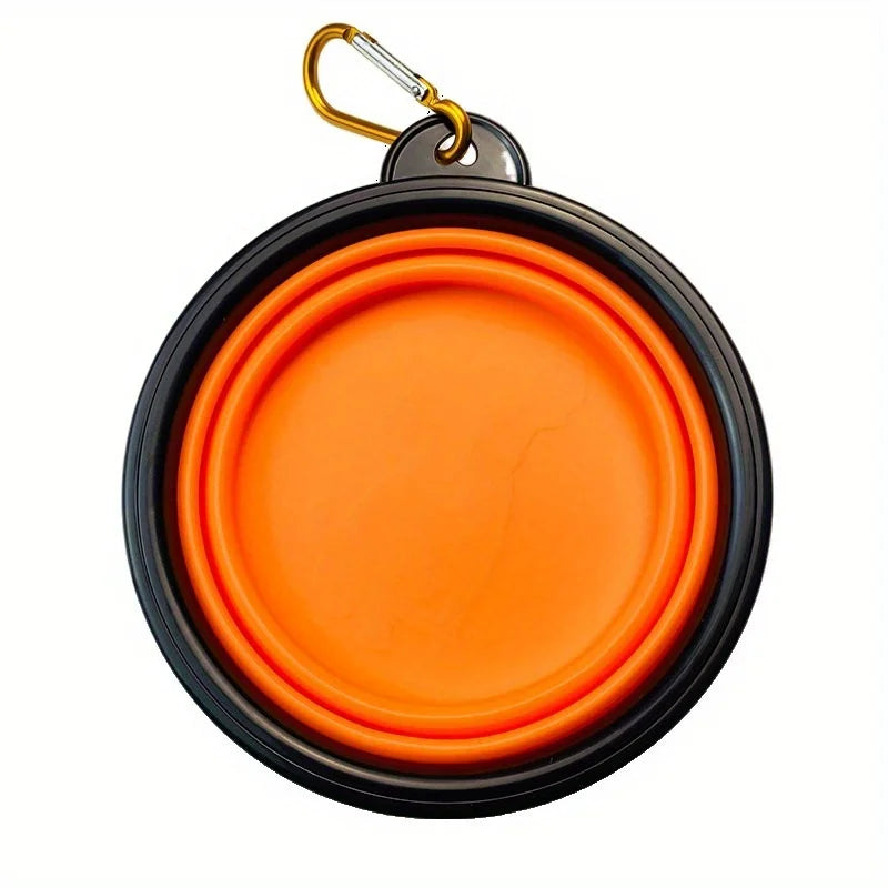 Collapsible Dog Travel Bowl — Portable Silicone