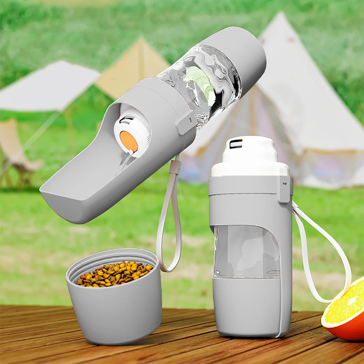 Portable Dog Water Bottle — Leak-Proof Squeeze Design