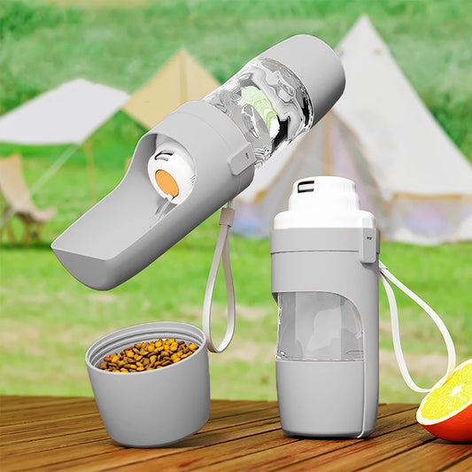 Portable Dog Water Bottle — Leak-Proof Squeeze Design