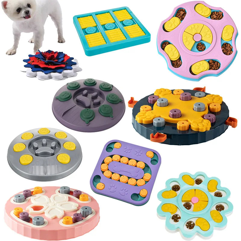 Dog Puzzle Slow Feeder — Interactive IQ Toy