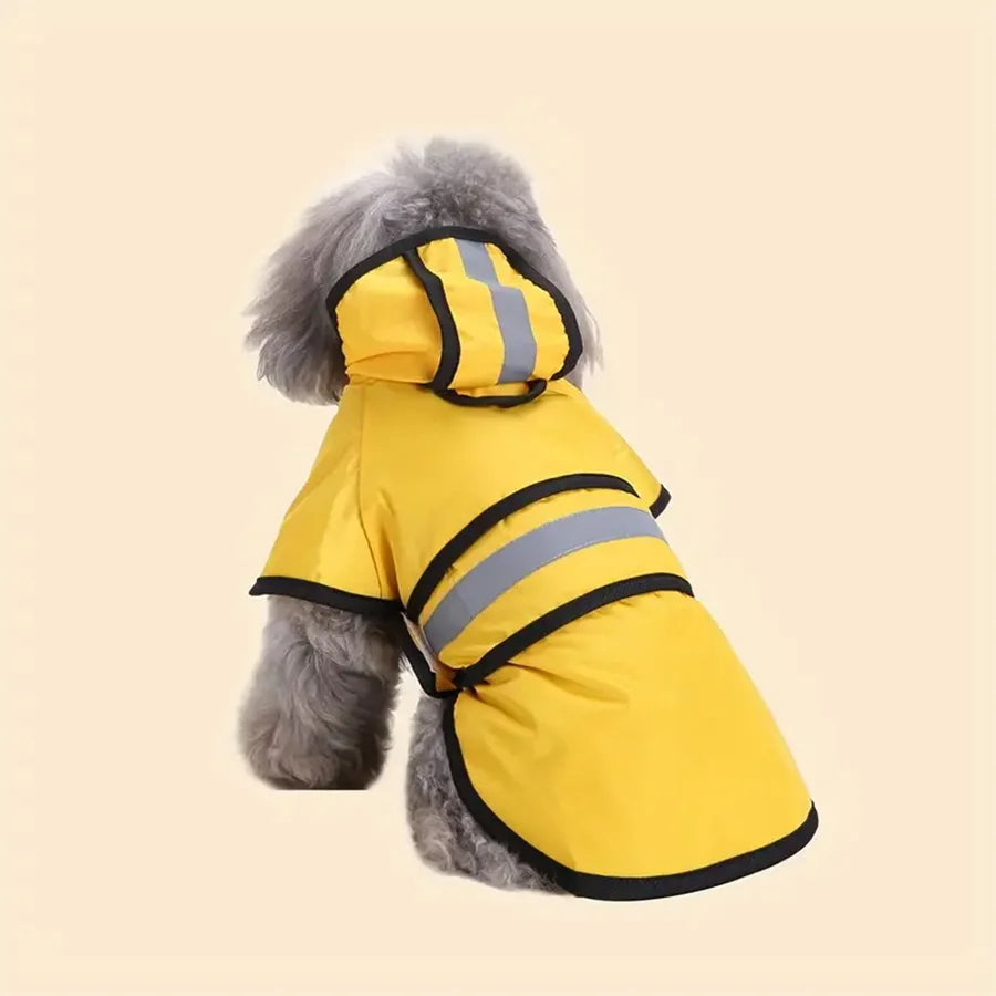 Dog Raincoat — Waterproof with Adjustable Hood