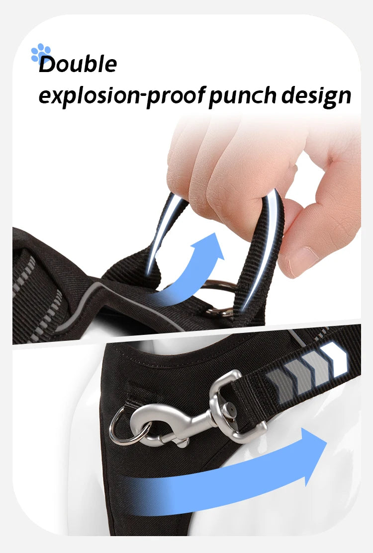 No-Pull Dog Harness — Reflective & Adjustable