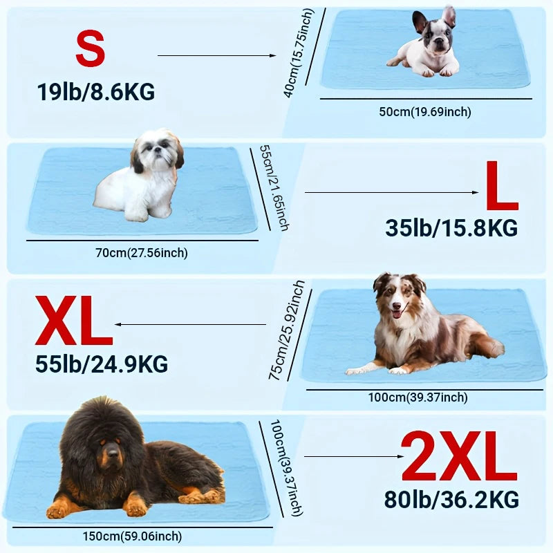 Dog Cooling Mat — Self-Cooling Gel Pad