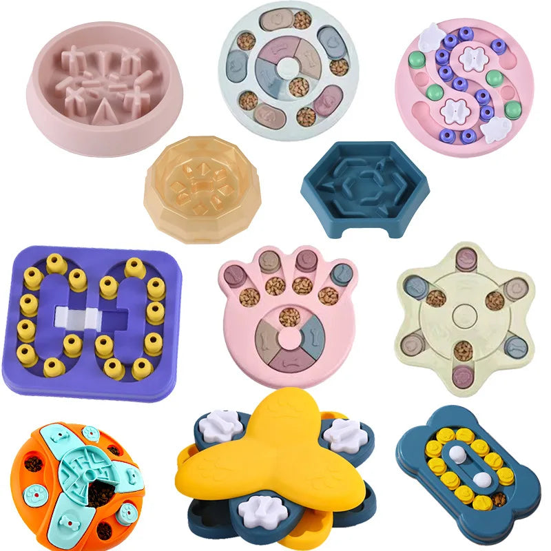 Dog Puzzle Slow Feeder — Interactive IQ Toy