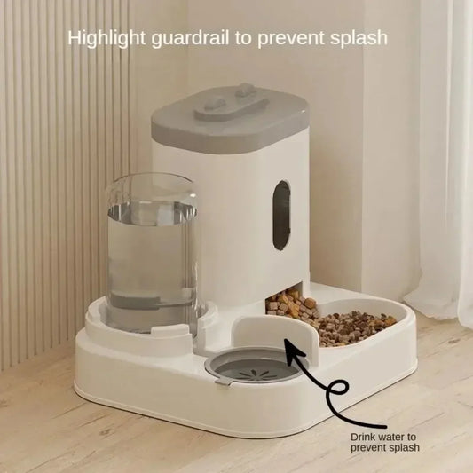 Automatic Pet Feeder & Water Fountain — 2L Combo