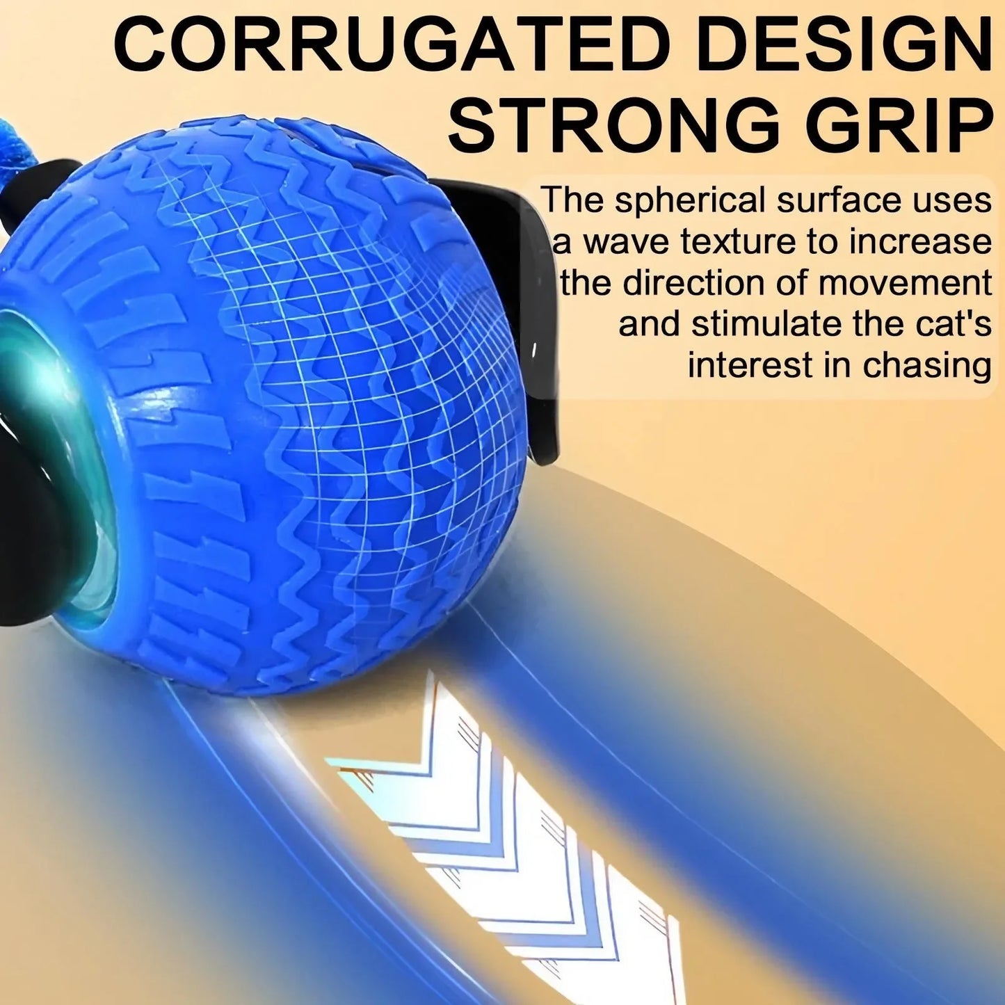 Automatic Interactive Cat Toy — Smart LED Ball