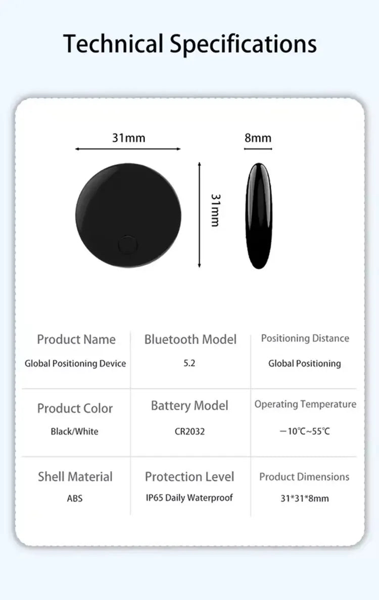 Pet GPS Tracker — Apple Find My Compatible