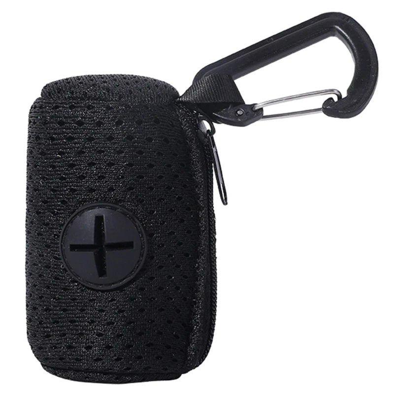 Dog Poop Bag Dispenser — Clip-On Leash Attachment