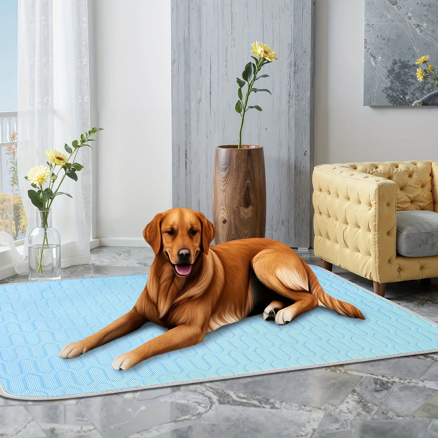 Dog Cooling Mat — Self-Cooling Gel Pad