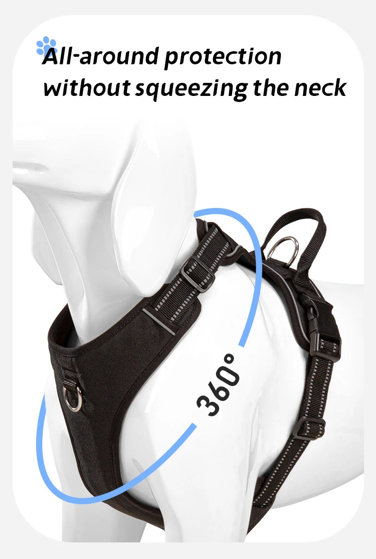 No-Pull Dog Harness — Reflective & Adjustable