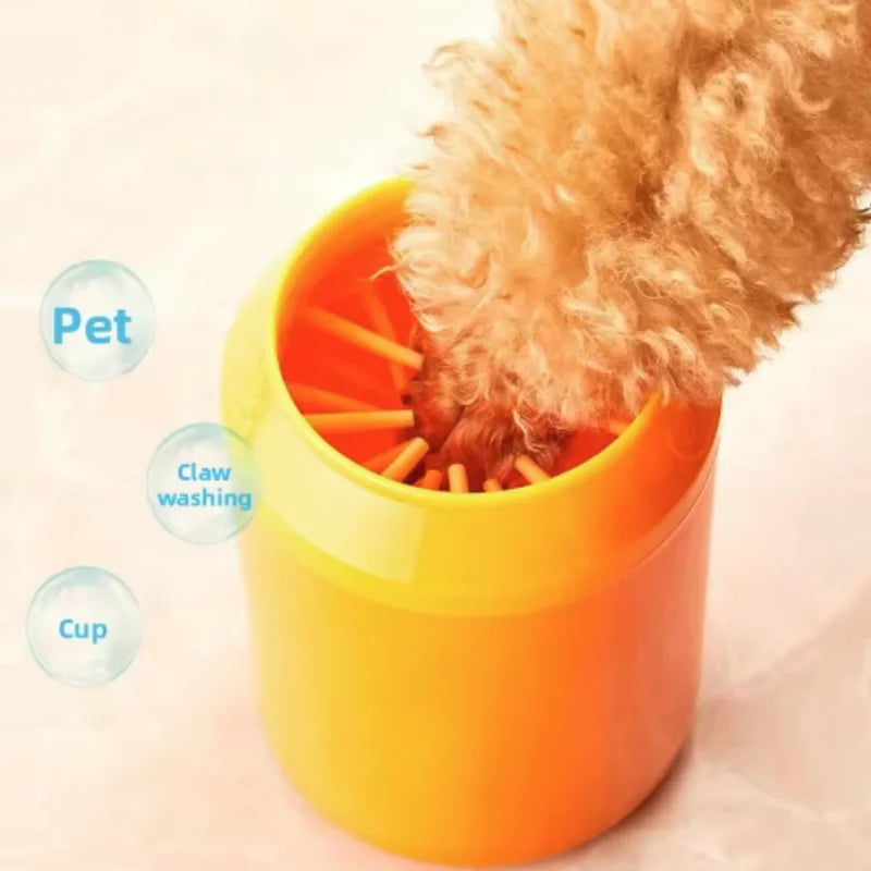 Dog Paw Cleaner Cup — Soft Silicone Bristles